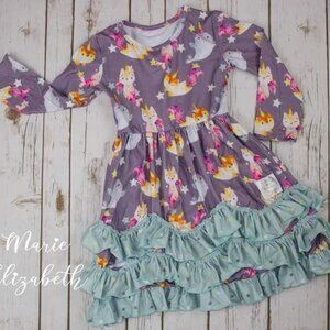 Purrmaid Long Girls Dress